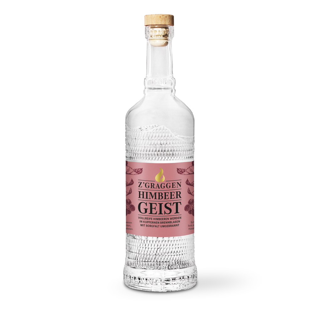 Z'GRAGGEN Himbeergeist, 40% vol.