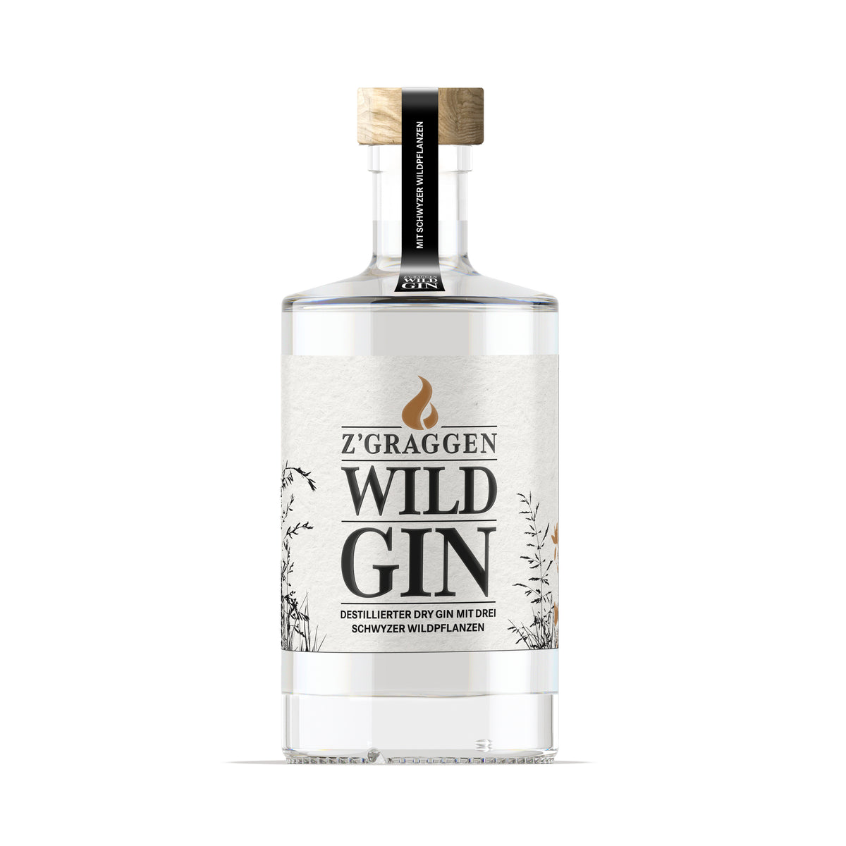 Z'GRAGGEN Wild Gin mit Schwyzer Wildpflanzen, 40% vol.