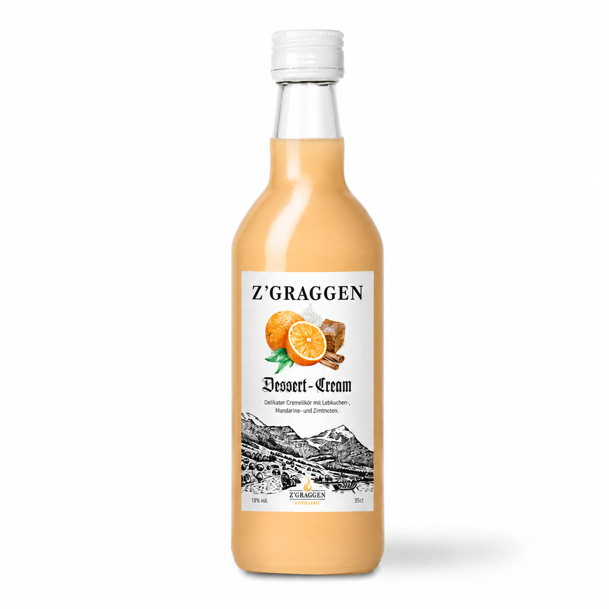 Z'GRAGGEN Dessert-Cream, 18% vol.