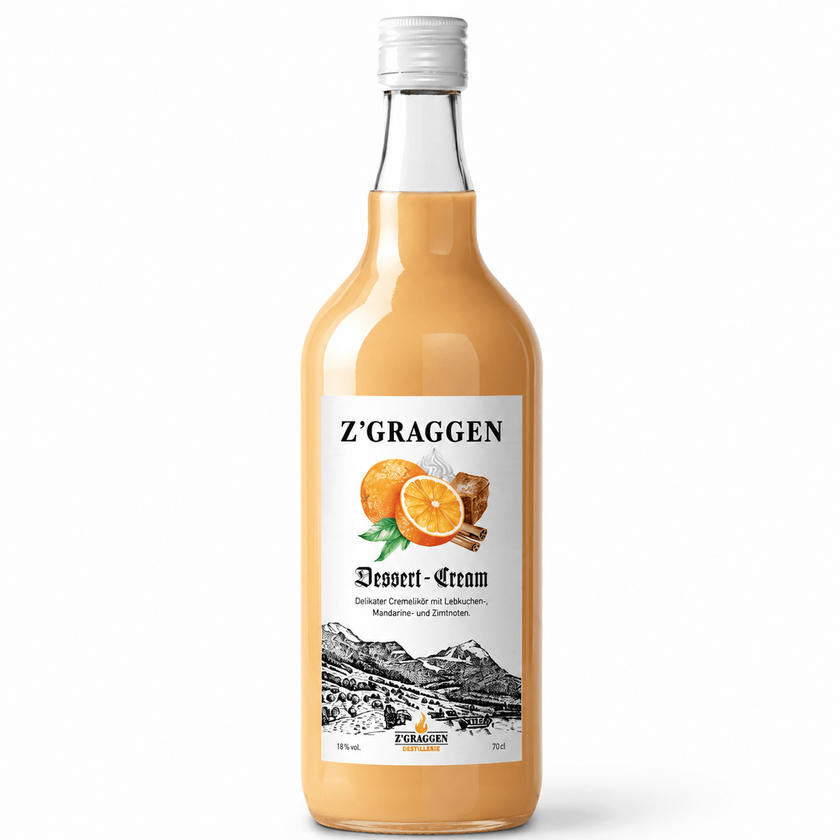 Z'GRAGGEN Dessert-Cream, 18% vol.