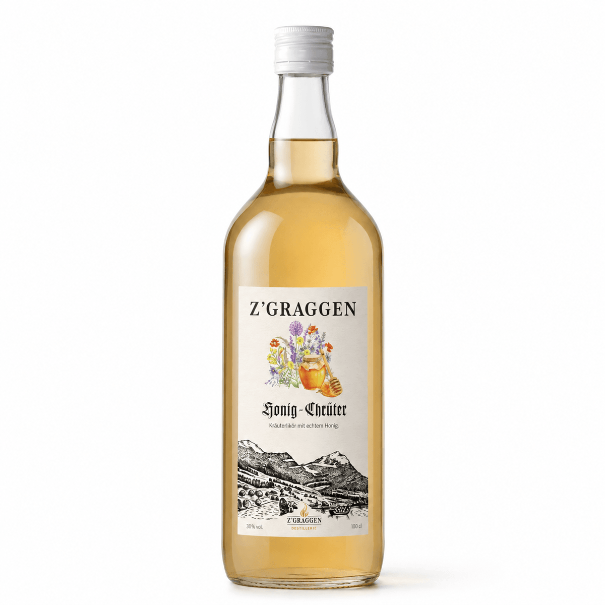 Z'GRAGGEN Honig-Chrüter, 30% vol.