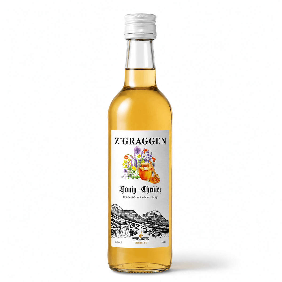 Z'GRAGGEN Honig-Chrüter, 30% vol.
