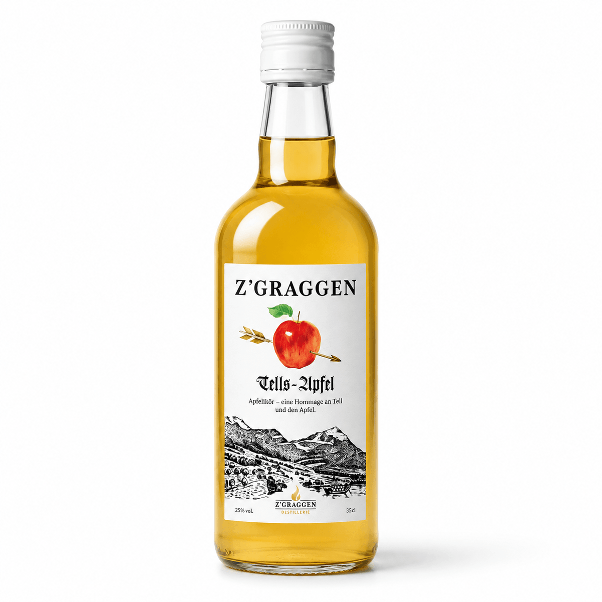 Z'GRAGGEN Tells-Apfel, 25% vol.