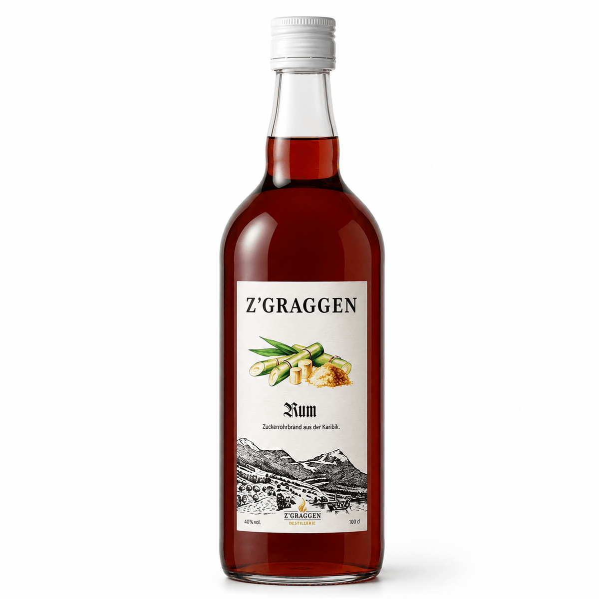 Z'GRAGGEN Rum, 40% vol.