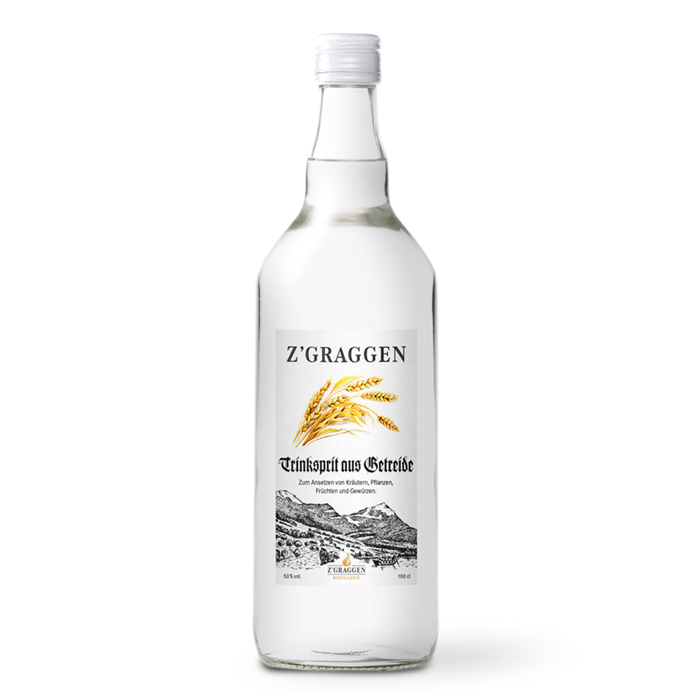 Z'GRAGGEN Trinksprit aus Getreide, 50% vol.