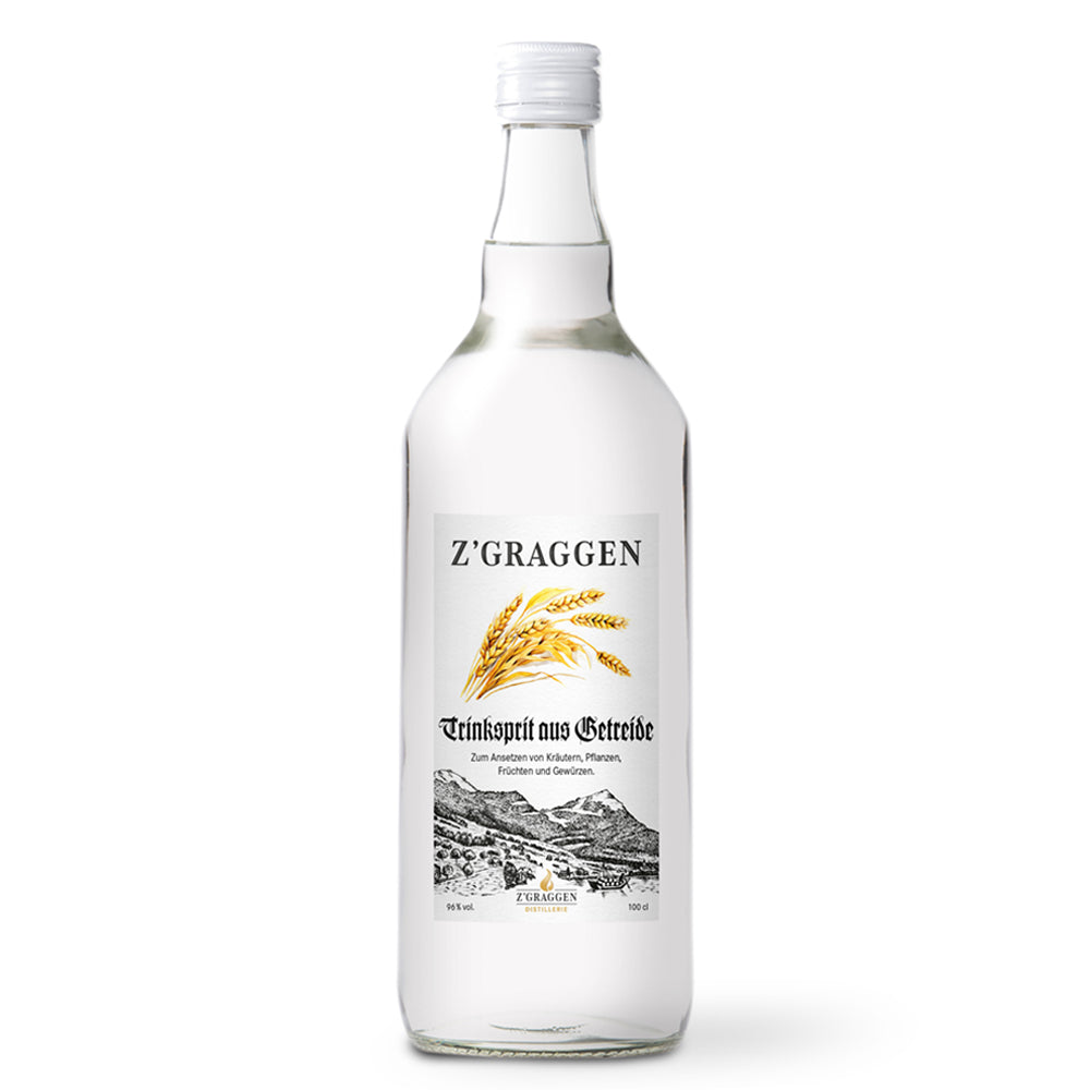 Z'GRAGGEN Trinksprit aus Getreide, 96% vol.